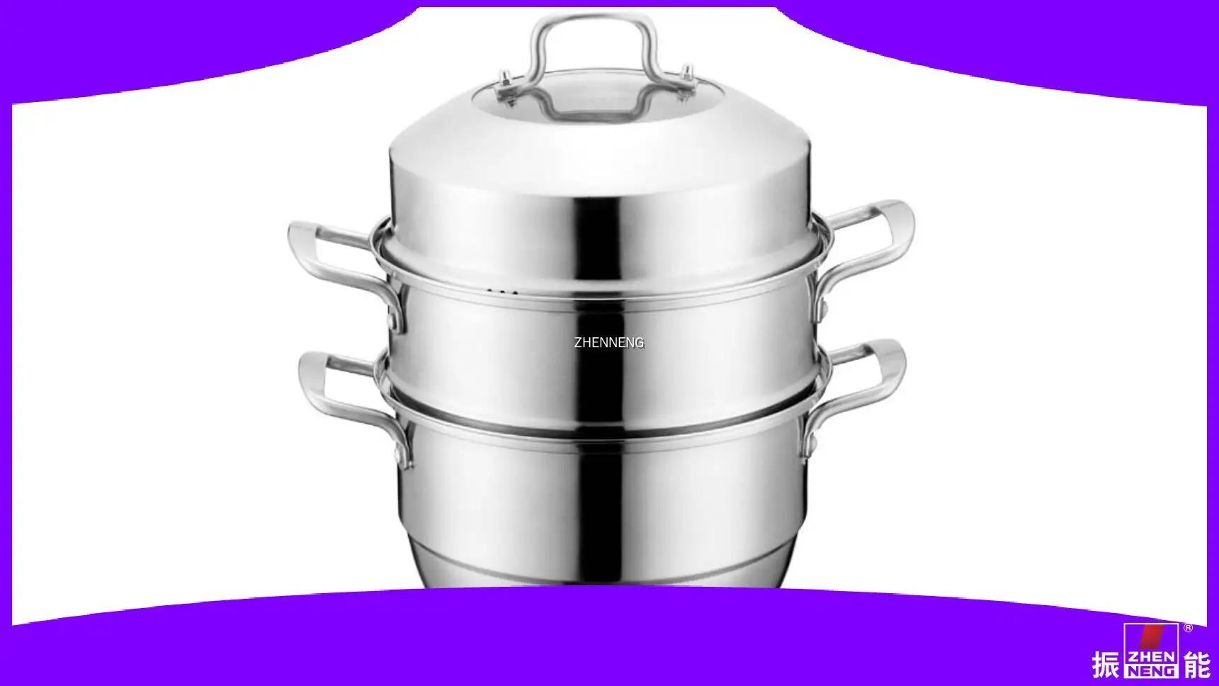 قدر بخار من الفولاذ المقاوم للصدأ بثلاث طبقات - قابل للتخصيص، متين، عالي الجودة 1