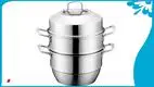3 Tier Pot Steamer - High Quality Stainless Steel Cookware 1