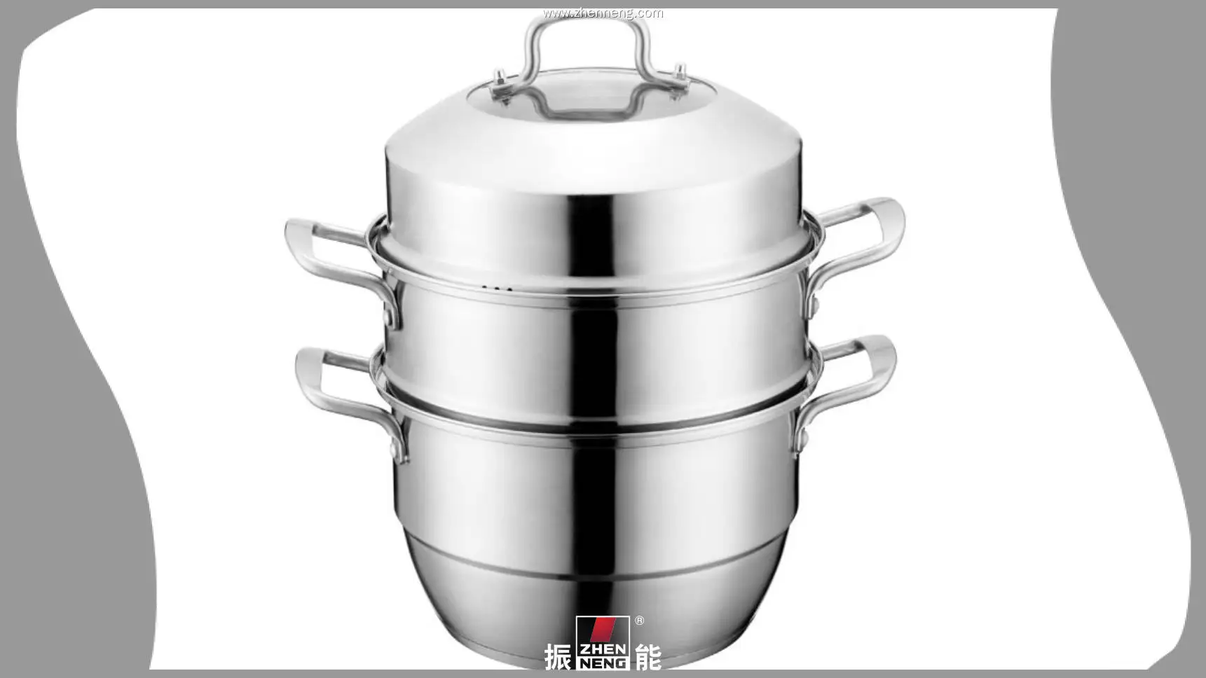 Wholesale large 3 tier steamer pot Manufacturer | ZHENNENG 1