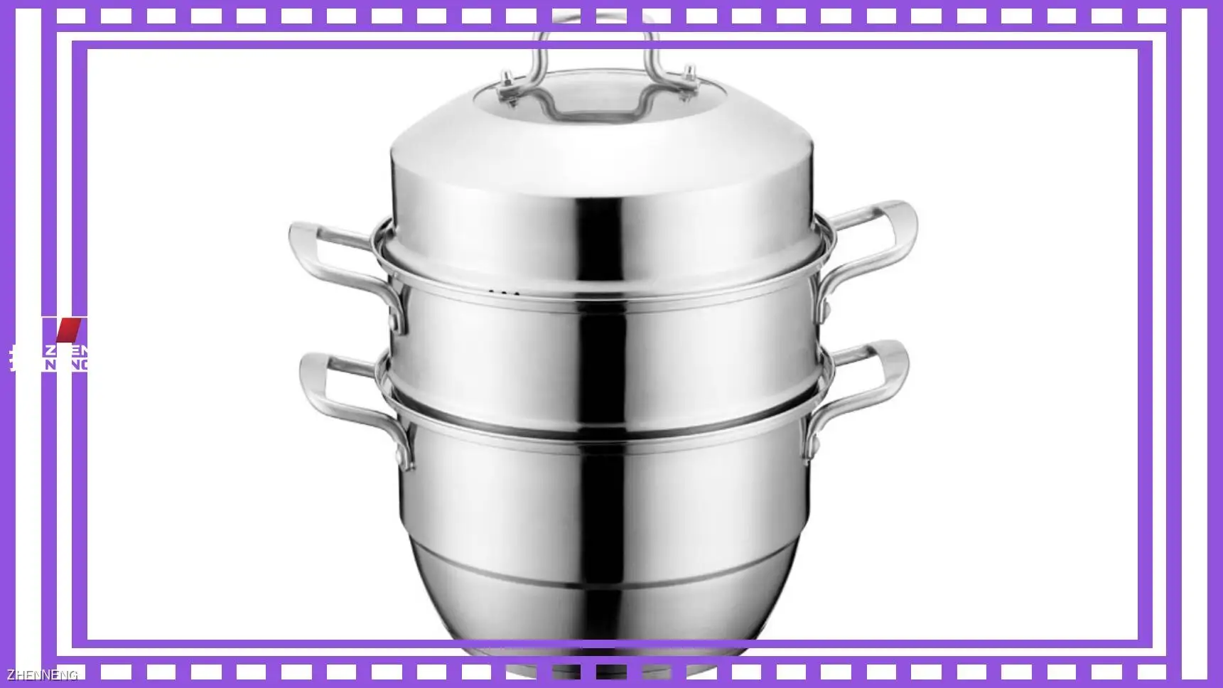 高品质不锈钢三层蒸锅 1