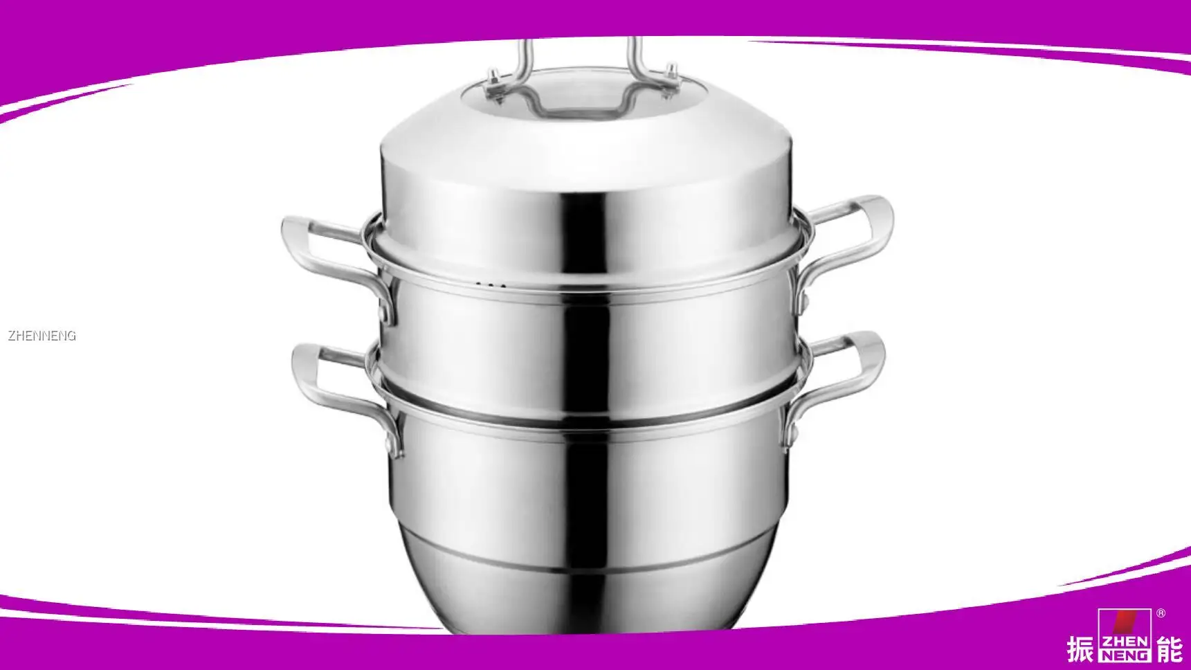 Stainless Steel Tier Steamer Pot - Customizable and Durable 1