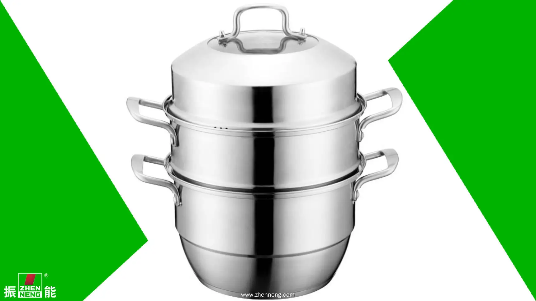 3-Layer Stainless Steel Steamer Pot 1