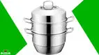 3-Layer Stainless Steel Steamer Pot 1