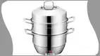 Large 3-Tier Stainless Steel Steamer Pot 1