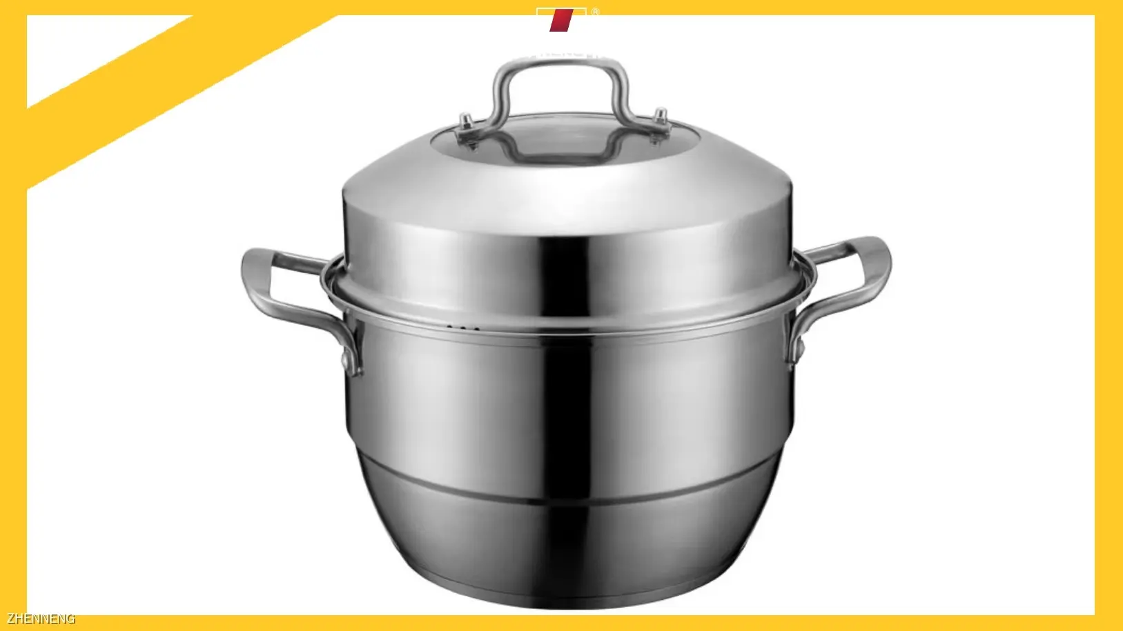 2-Tier Stainless Steel Steamer Pot - Healthy Meal Prep 1