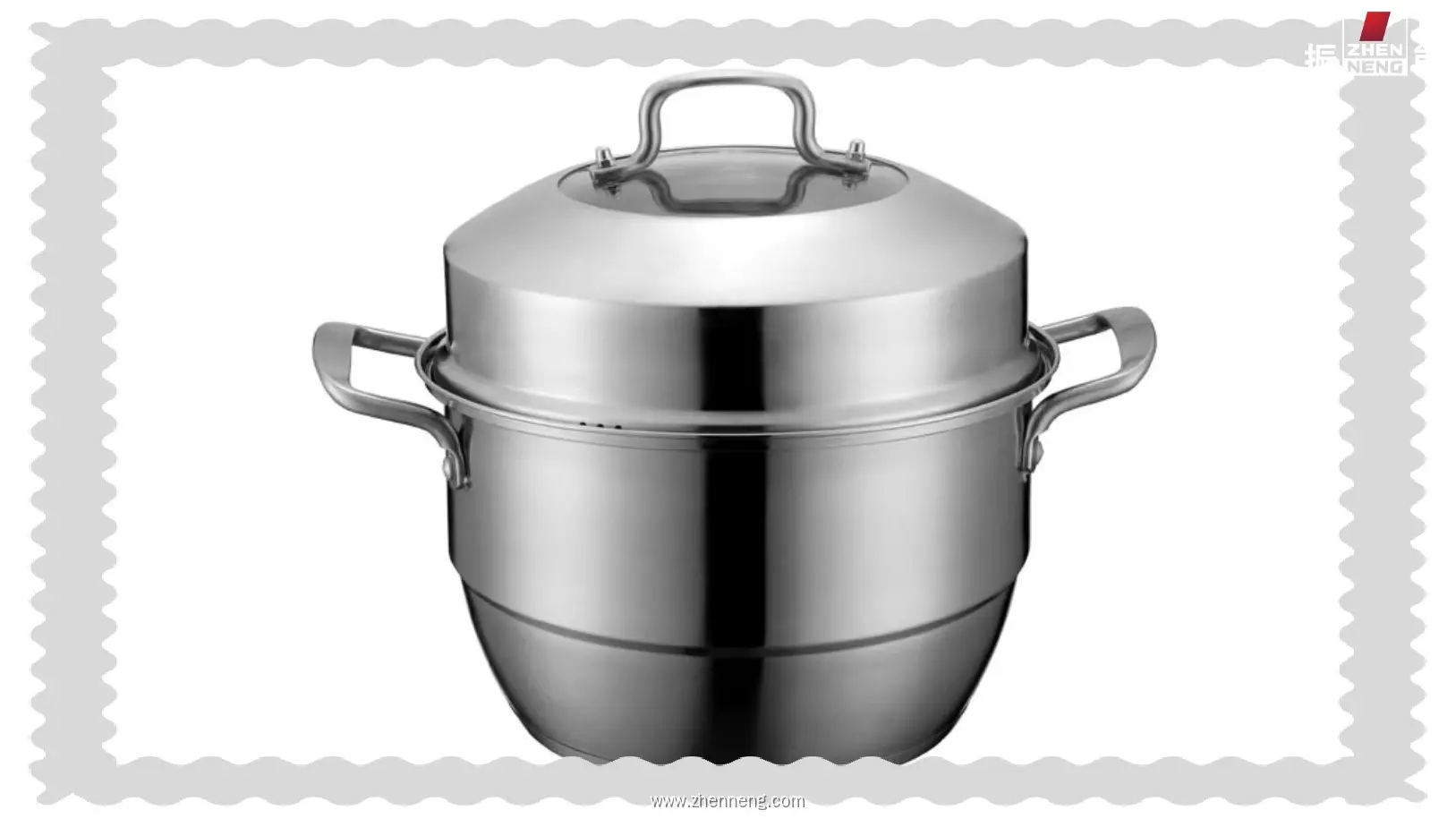 2-Tier Stainless Steel Steamer Pot: Healthy & Efficient 1