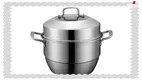 2-Tier Stainless Steel Steamer Pot: Healthy & Efficient 1