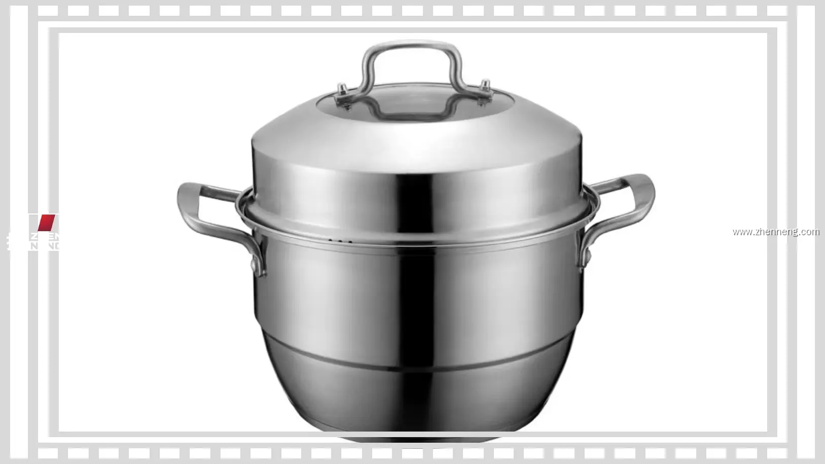26cm 2-Tier Stainless Steel Steamer Pot - Healthy Meal Prep 1