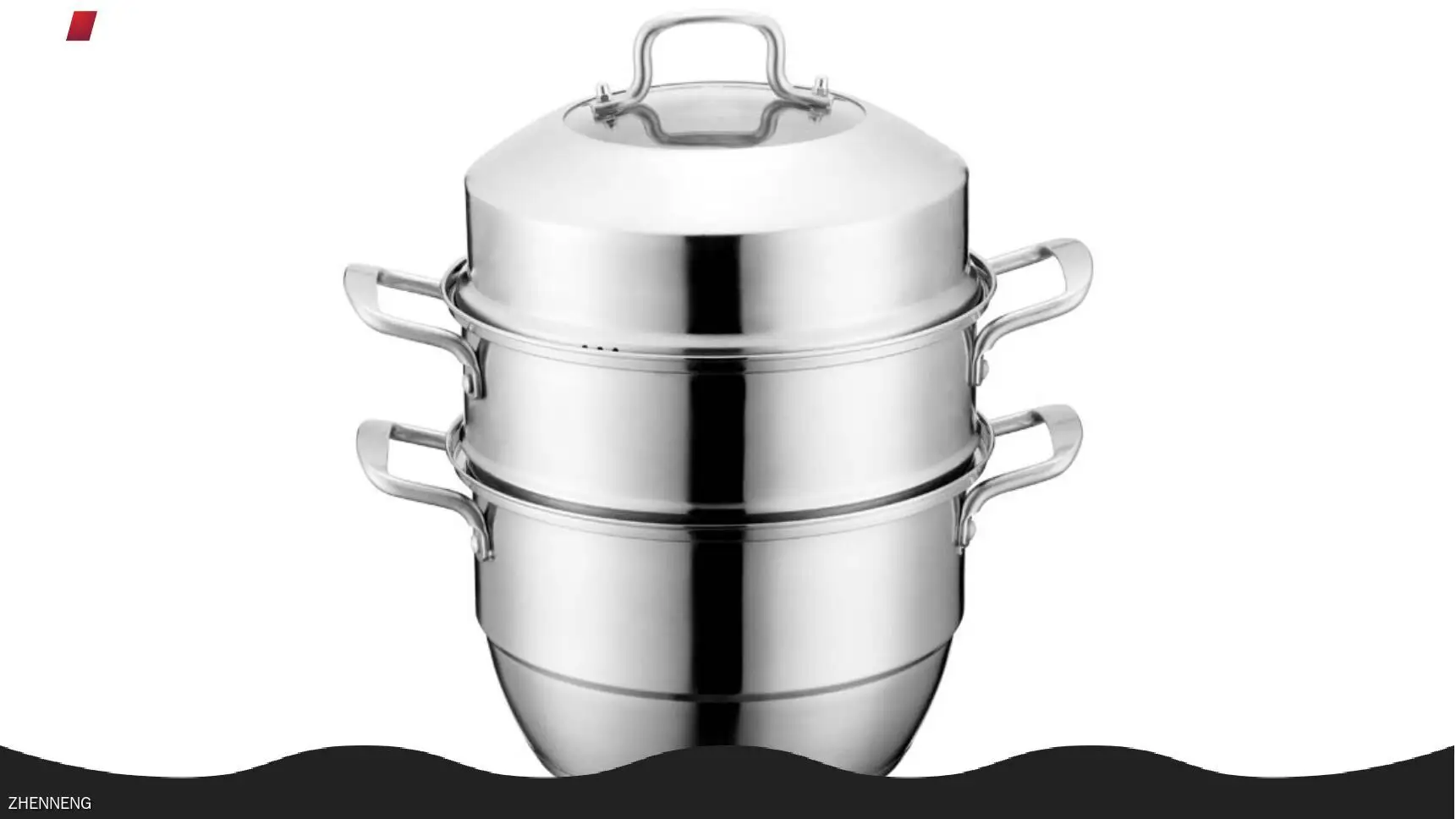 3 Tier Steamer with Silicone Handles 1