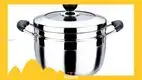 2 Tier Stainless Steel Steamer Pot - Food-Grade, Tempered Glass Lid 1