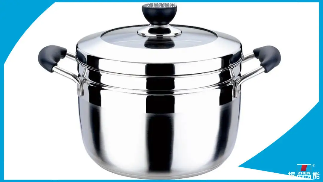 24cm Thickened Bottom Soup Steamer Pan with Glass Pot 1