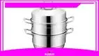 3 Tier Saucepan Steamer: High-Quality Stainless Steel 1