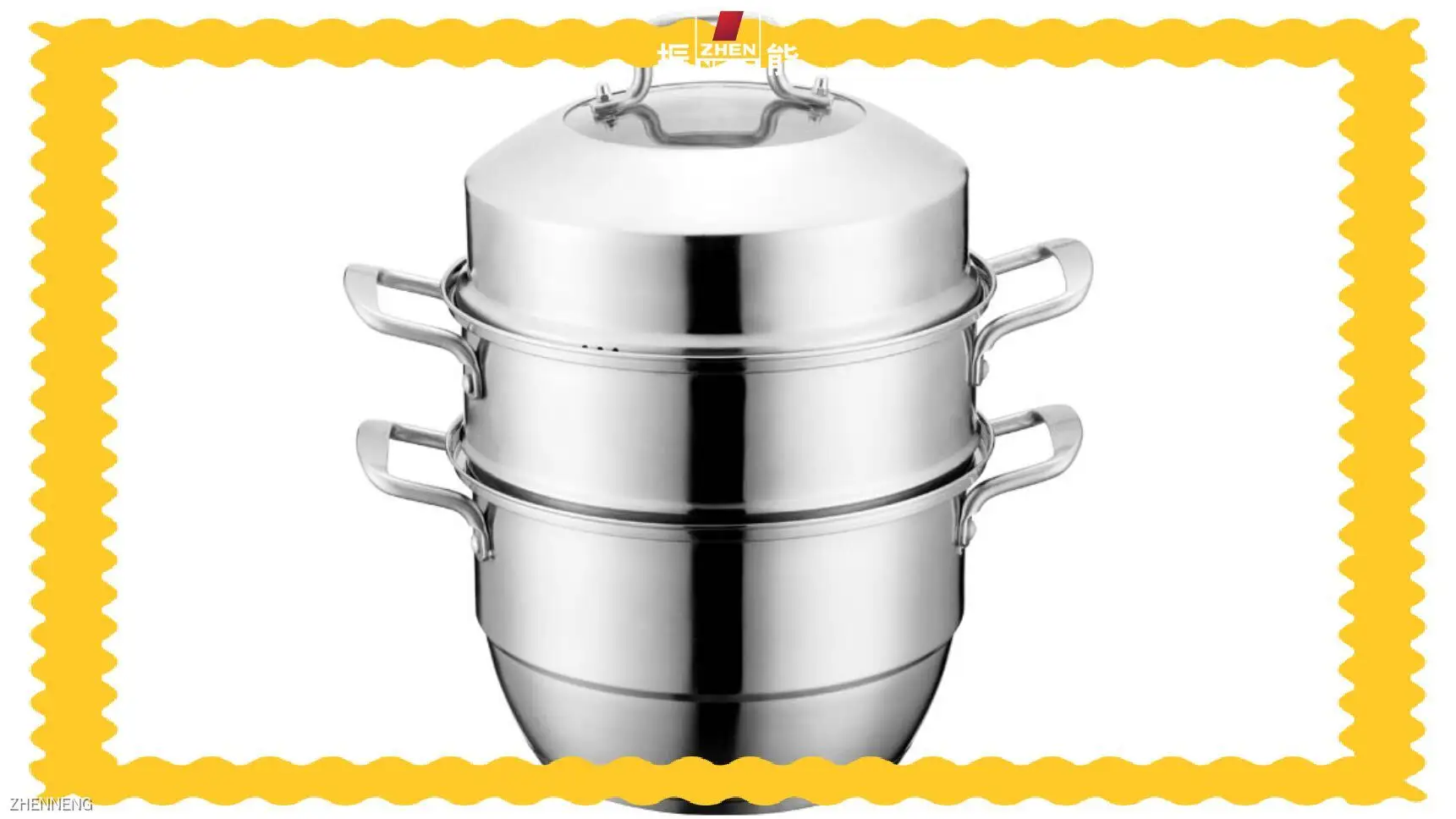 三层蒸锅 - 高品质不锈钢 1