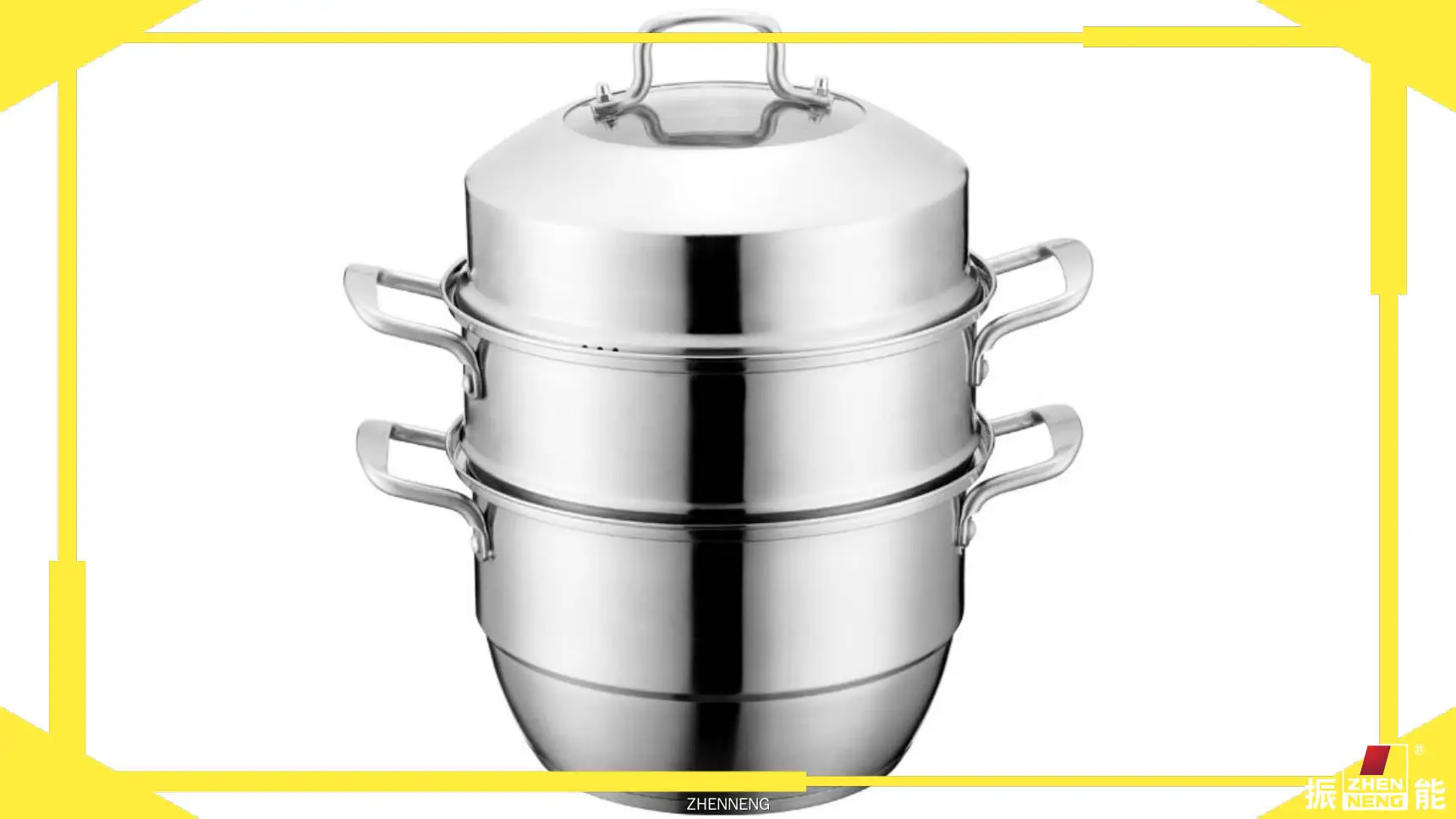 三层蒸锅 - 高品质不锈钢锅 1