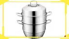 三层蒸锅 - 高品质不锈钢锅 1