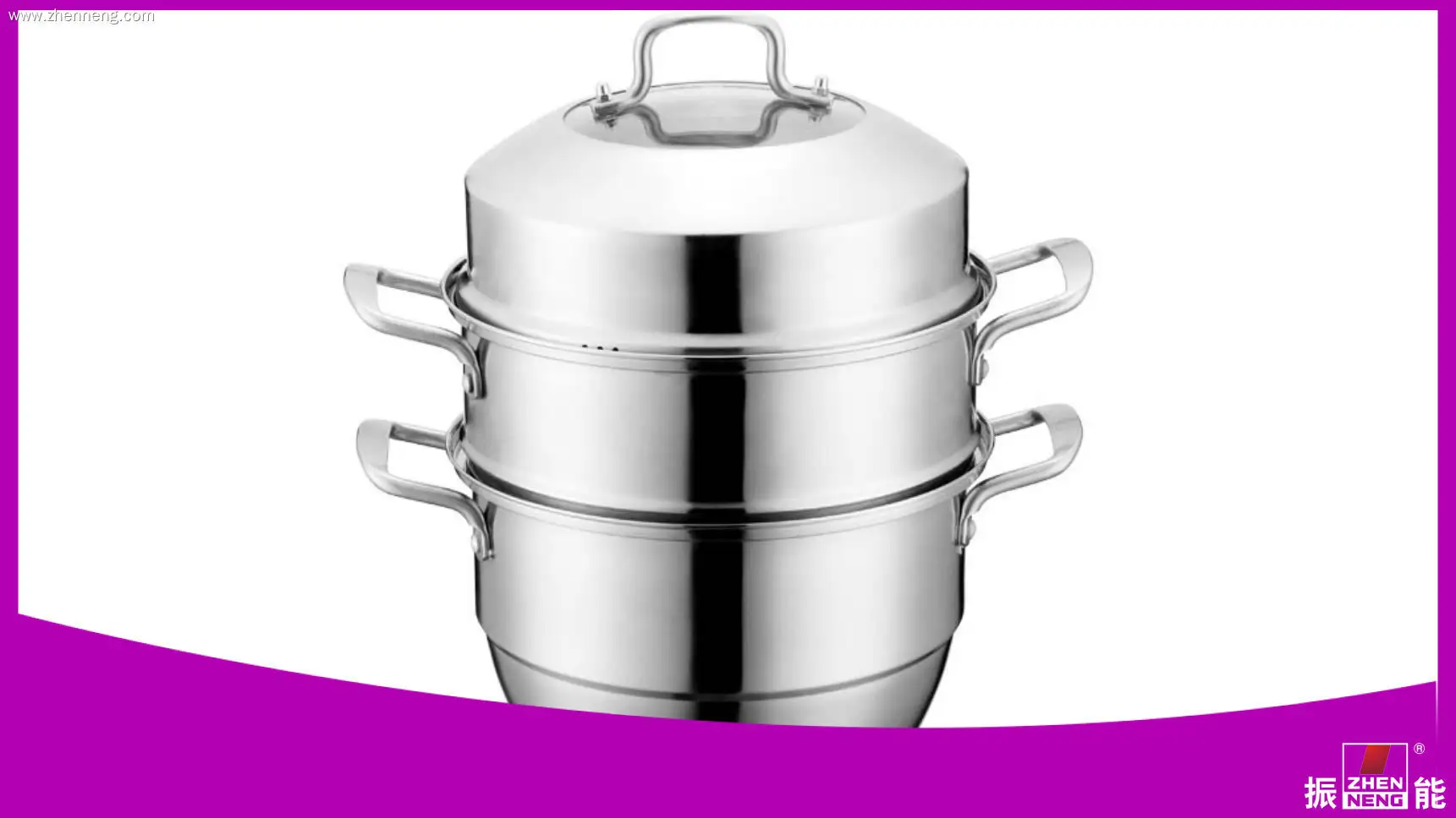 28cm Multi-Purpose Stainless Steel Steamer Pot with Visual Lid 1