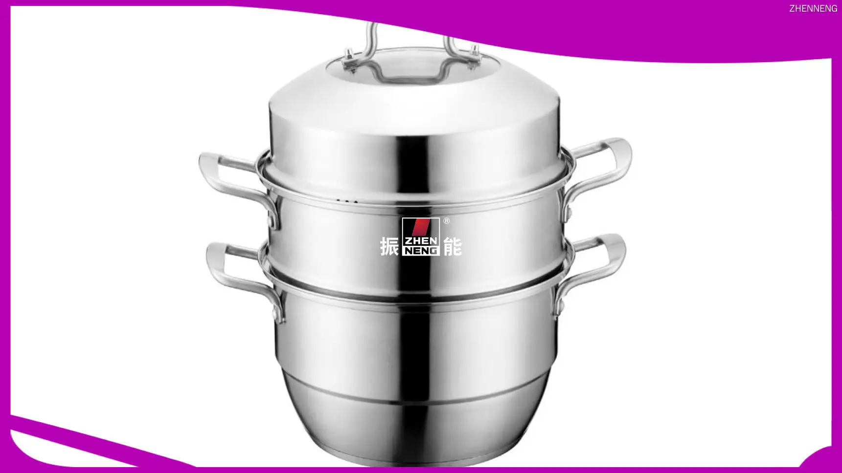 3단 스테인리스 스틸 찜기 1