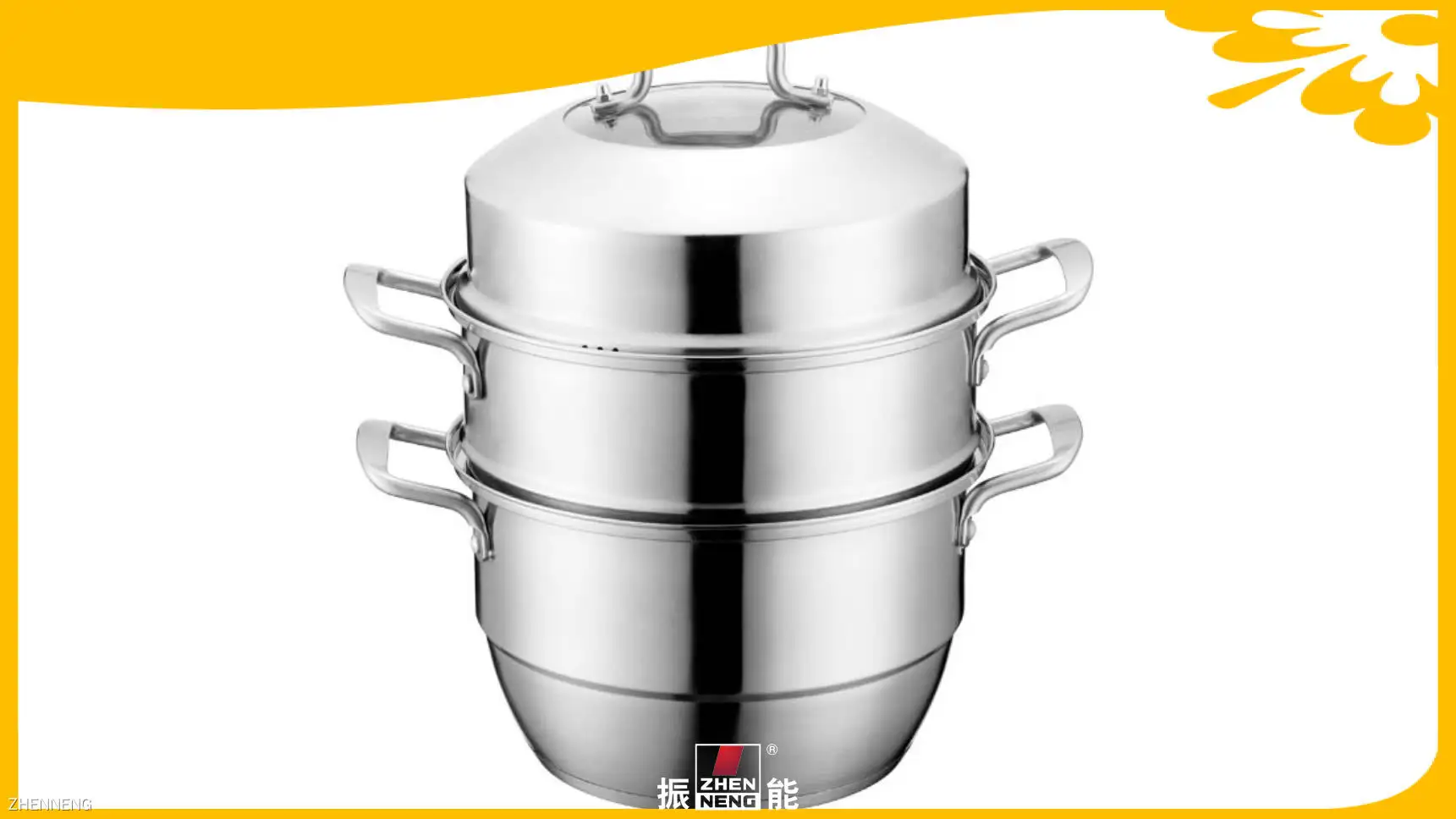 Custom large 3 tier steamer pot Manufacturer Manufacturer | ZHENNENG 1