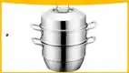 3 Tier Tamale Pot: Stainless Steel Steamer - Customizable & Fast Heating 1