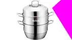3 Tier Stainless Steel Steamer Pot - Fast Heating & Stackable 1