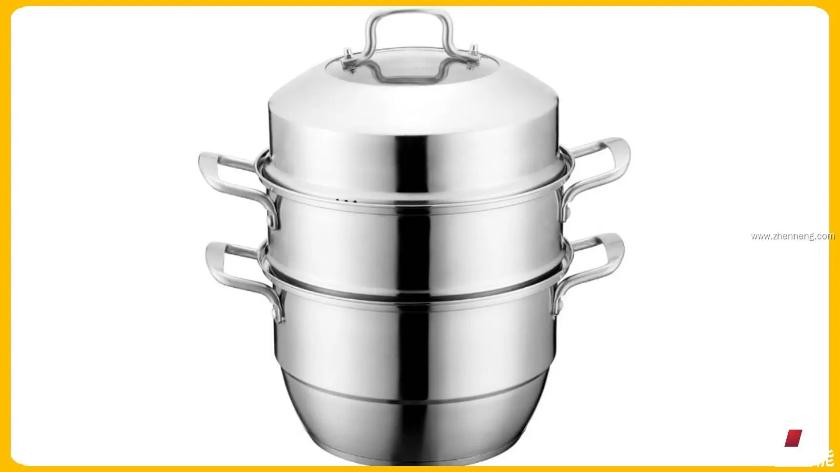 قدر بخار من الفولاذ المقاوم للصدأ بثلاث طبقات - سريع، متين، قابل للتخصيص 1