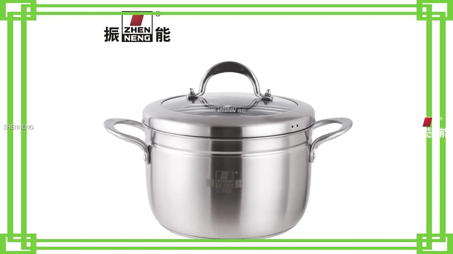 2 Layer Stainless Steel Steamer Pot - Efficient and Durable 1
