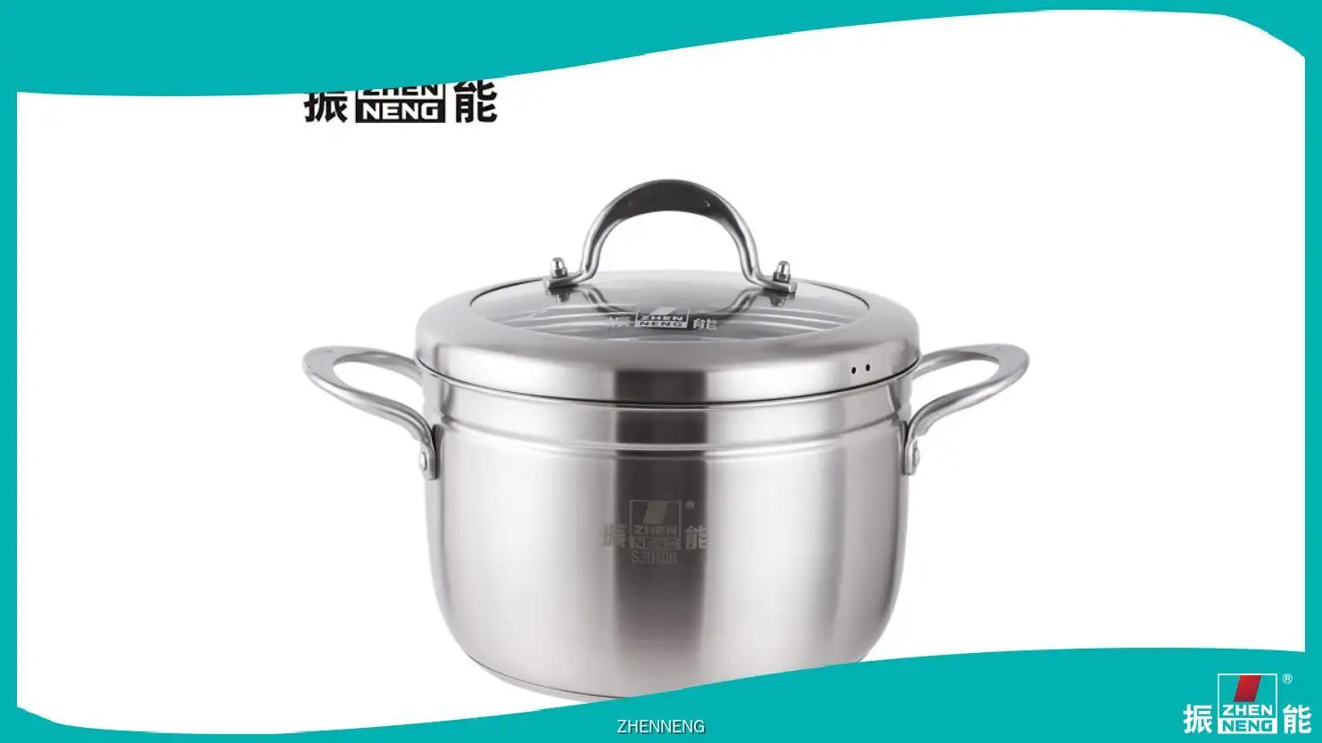 2 Tier Stainless Steel Steamer Pot - Efficient and Durable 1