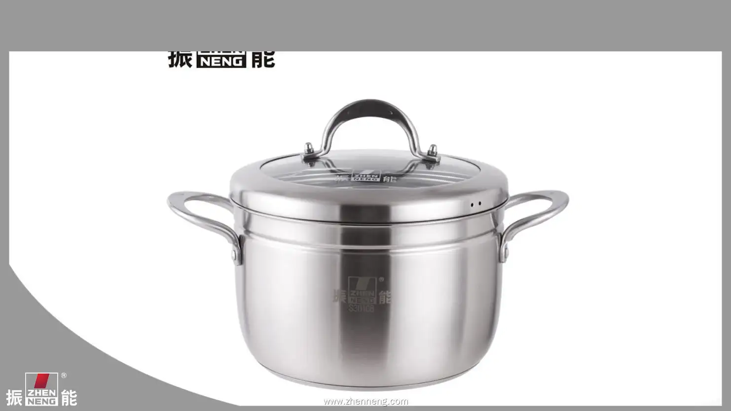 Vaporera de acero inoxidable de 2 niveles: versátil y duradera. 1