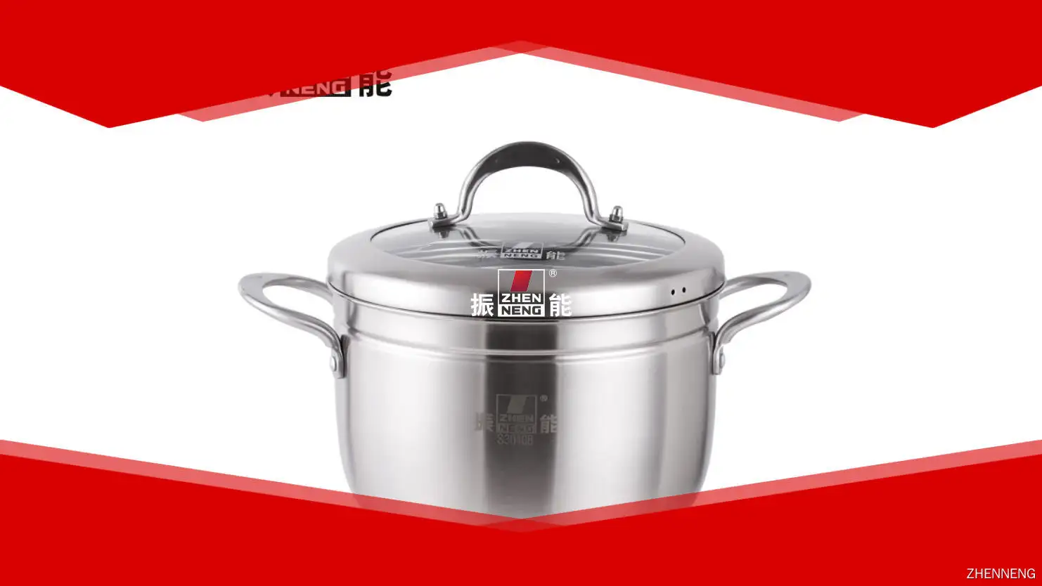 Custom steamer pot 2 tier wholesaler | ZHENNENG 1