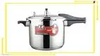 8L Stainless Steel Pressure Cooker - Fast Cooking, Even Heat 1