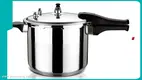 20cm M-type Stainless Steel Pressure Cooker with Safety Locking Lid 1