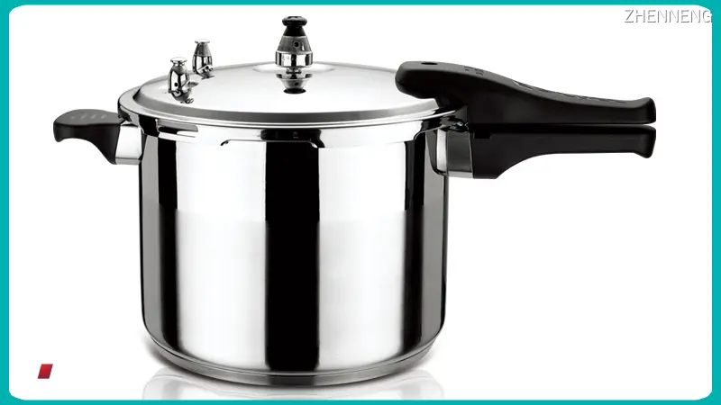 Stainless Steel Pressure Cooker with Safety Locking Lid 1