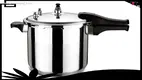 Premium 20cm Stainless Steel Pressure Cooker with Safety Locking Lid 1