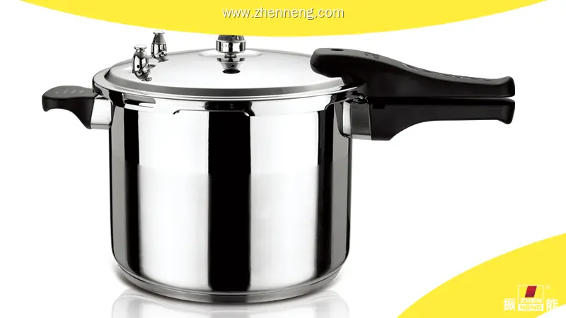 20cm M-type Stainless Steel Pressure Cooker with Safety Locking Lid - Wholesale1 1
