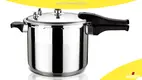 20cm M-type Stainless Steel Pressure Cooker with Safety Locking Lid - Wholesale1 1