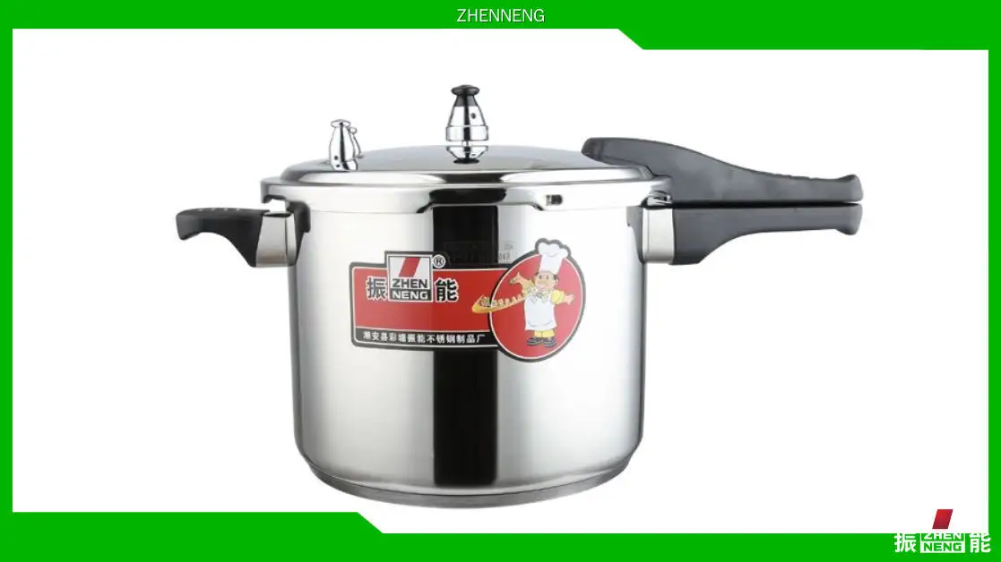 SUS304 3L Stainless Steel Pressure Cooker - Energy-Saving U-Style Pot 1