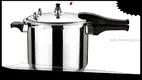 Stainless Steel Pressure Cooker - Quality U-Style 6L 1