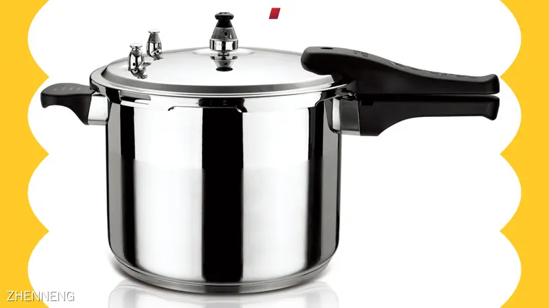 6L Stainless Steel Pressure Cooker with Safety Locking Lid - U-Style 1