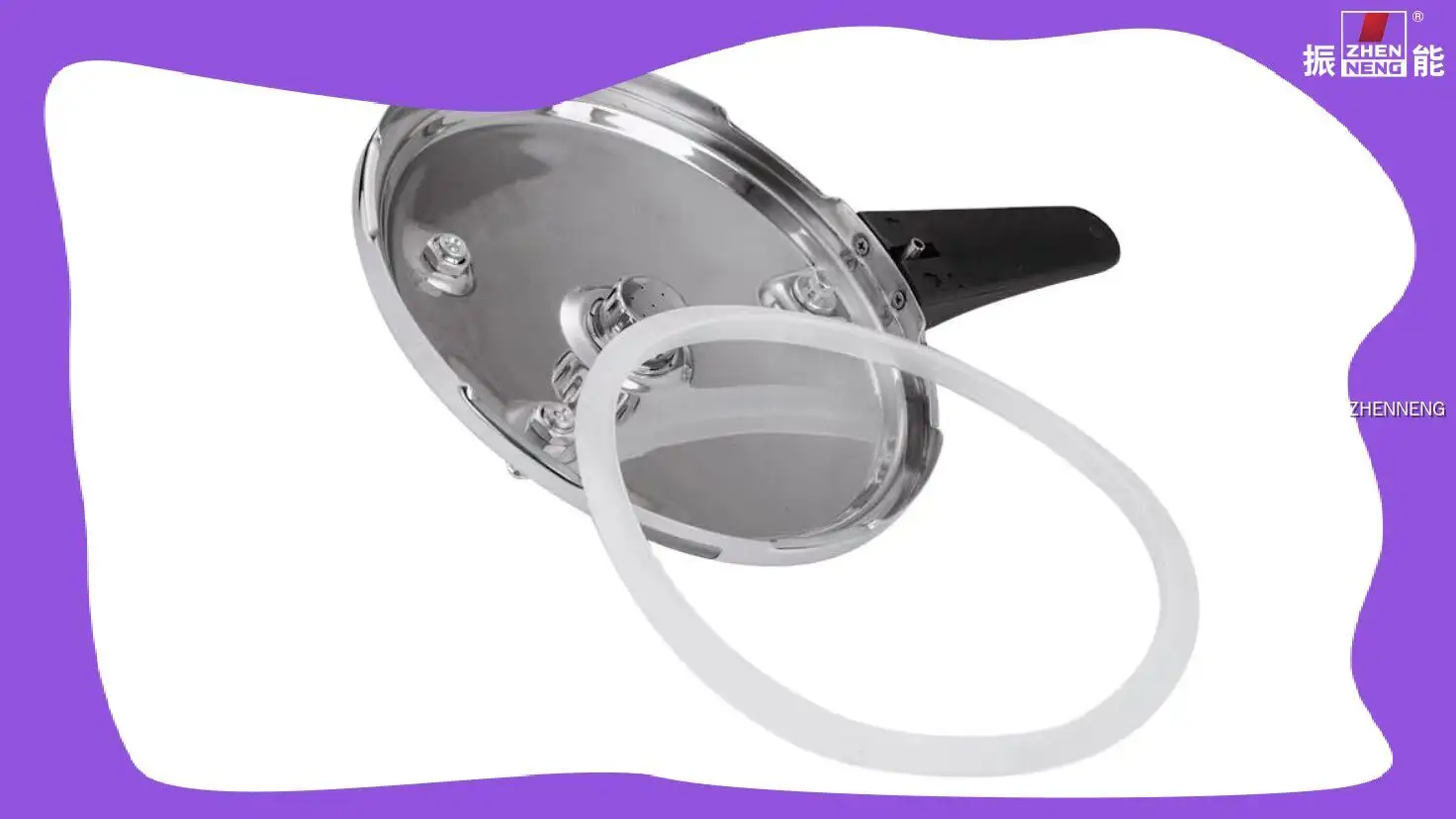 Dichtungsring für Schnellkochtöpfe – Edelstahl &amp; Silikon – Zhenneng 1