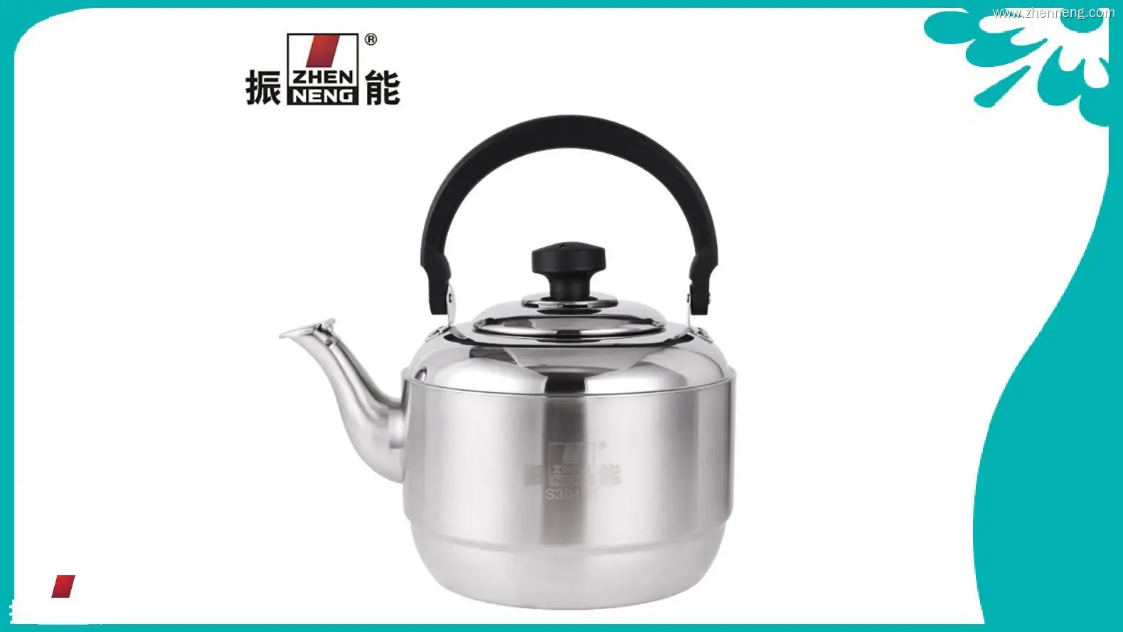 5L Stainless Steel Whistle Kettle with Bakelite Handle – Durable & Customizable 1
