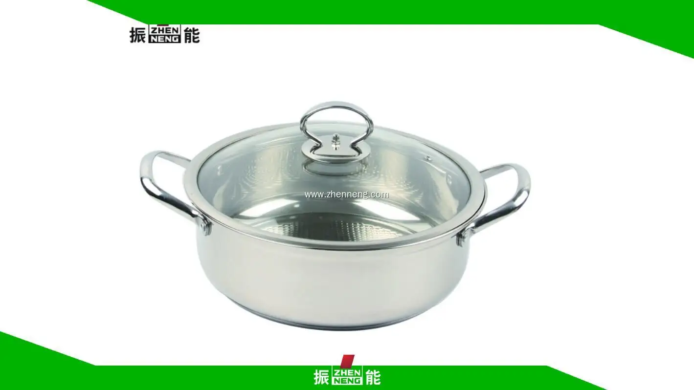 5L Stainless Steel Hot Pot: Induction Ready, 28CM Diameter 1