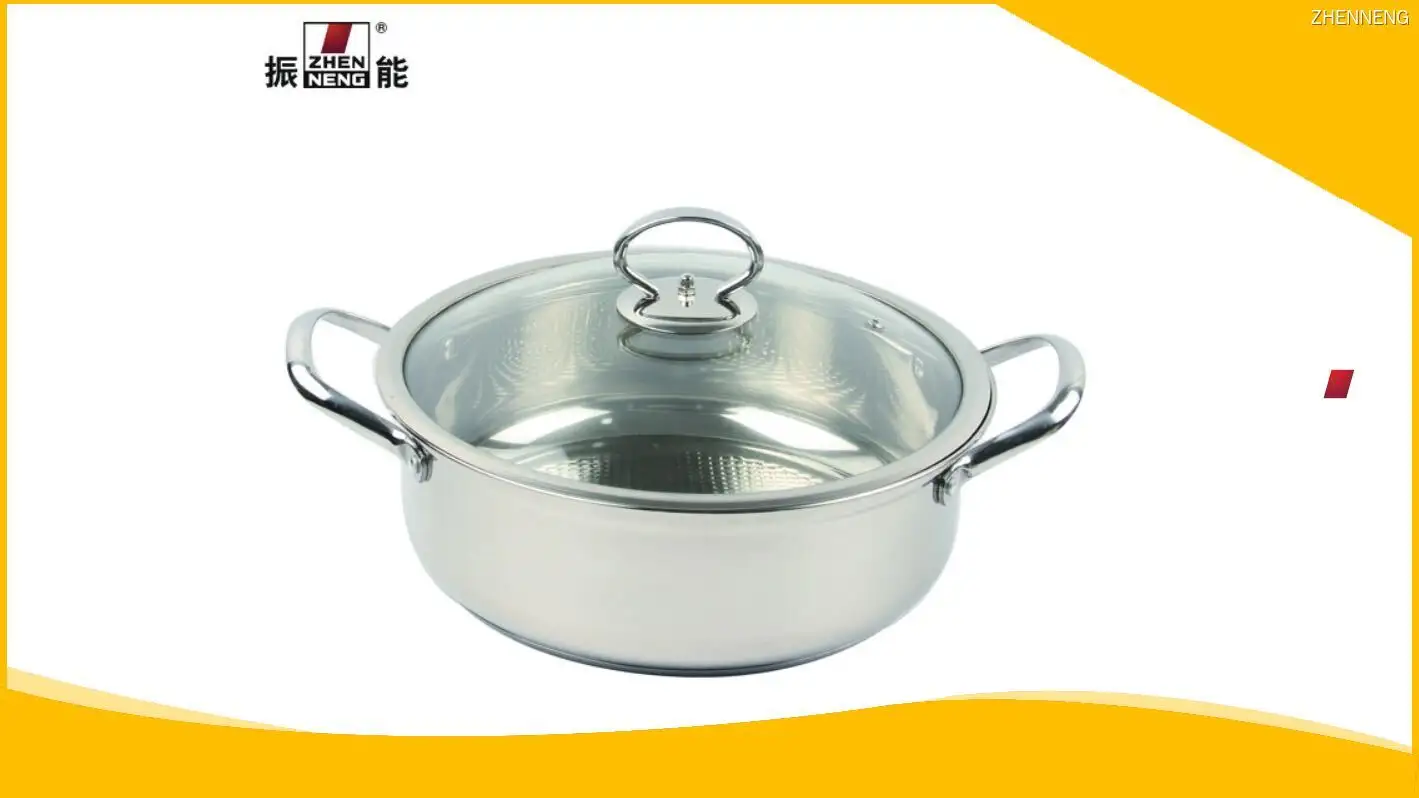 5L Stainless Steel Hot Pot-Induction & Gas Stove Cookware 1