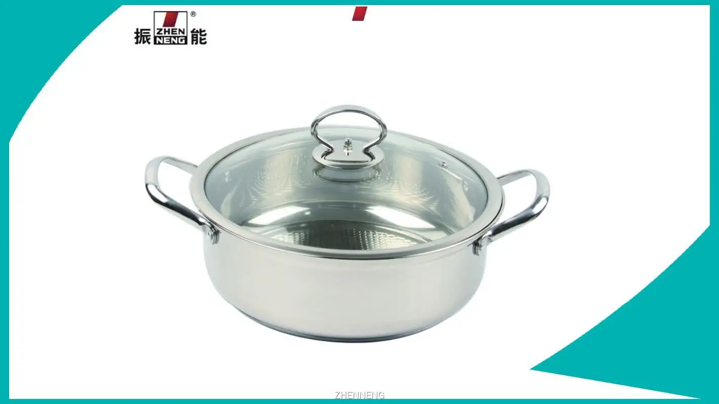 5L Stainless Steel Hot Pot with Lid - Induction Ready 1