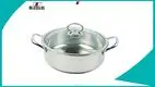 5L Stainless Steel Hot Pot with Lid - Induction Ready 1