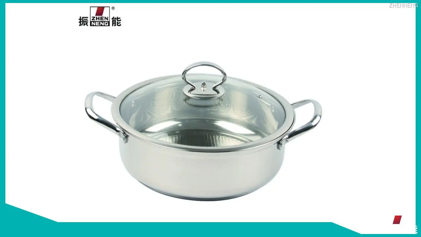 28CM Stainless Steel Hot Pot - 5L Capacity for Induction & Gas Stoves 1