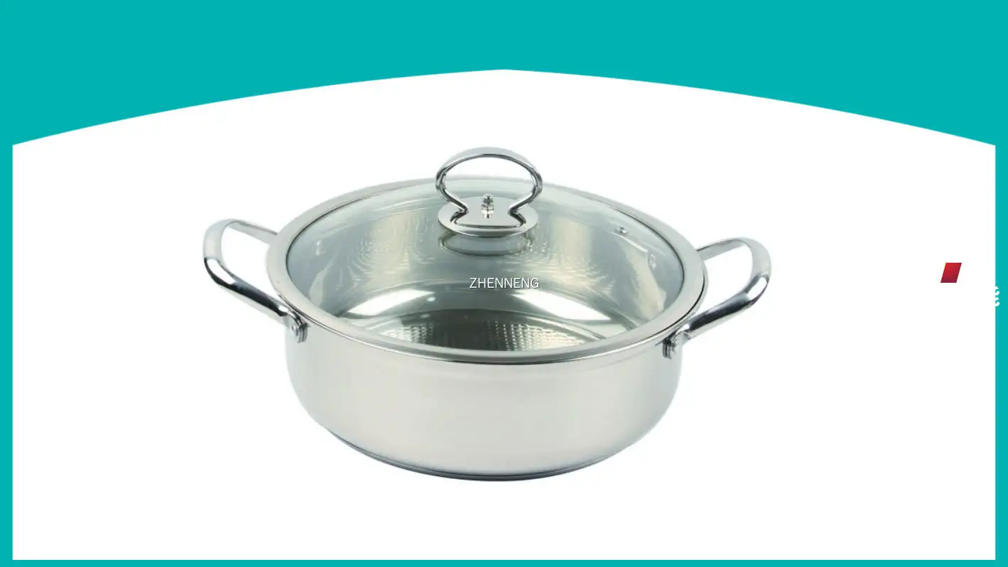 Stainless Steel Hot Pot - Customizable 28cm 5L Induction Cooker Pot 1