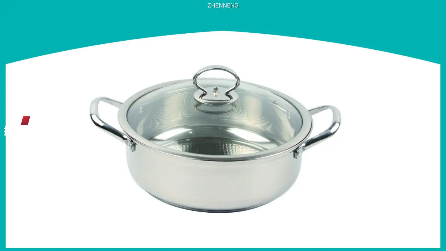 28cm 5L Stainless Steel Shabu Hot Pot Soup Cookware - Suitable for Induction Cooktop and Gas Stove - Customizable Options - Stainless Steel 304 - Supplier 1