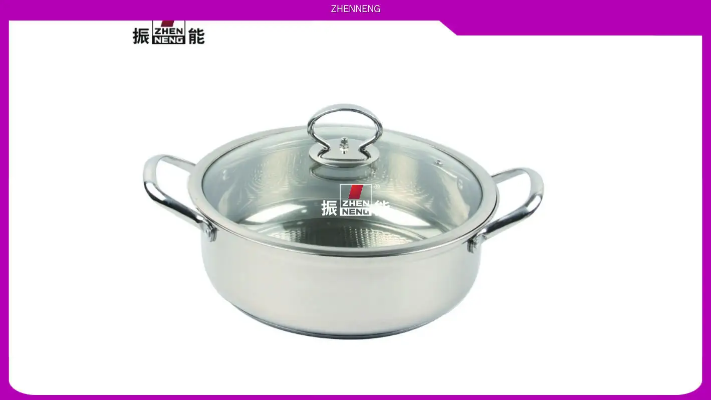 28cm Stainless Steel 5L Hot Pot for Induction Cooker - Quality Stainless Steel Cookware 1