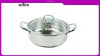 28cm Stainless Steel 5L Hot Pot for Induction Cooker - Quality Stainless Steel Cookware 1