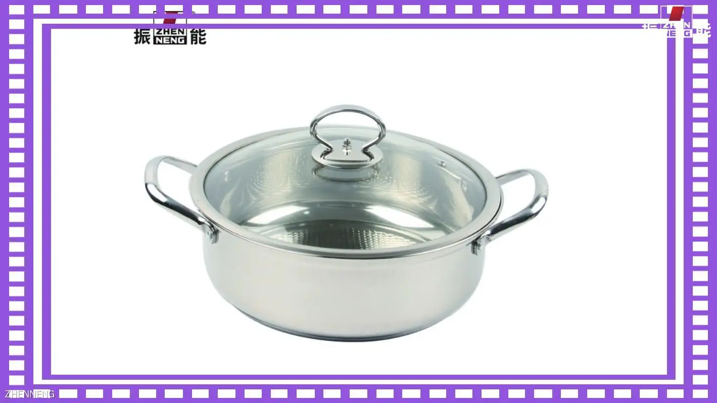 Stainless Steel Hot Pot with 5L Capacity & Induction Base 1